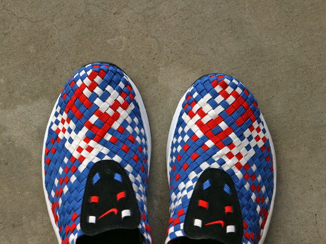 AIR WOVEN “BLACK/RUSH RED BLUE JAY SAIL”01