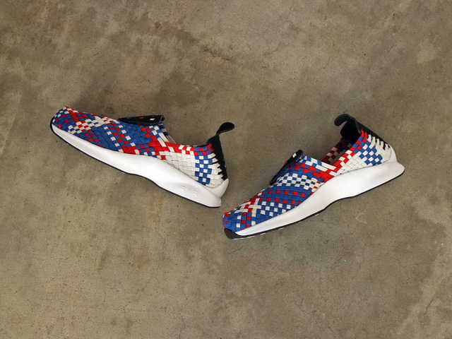 AIR WOVEN “BLACK/RUSH RED BLUE JAY SAIL”01