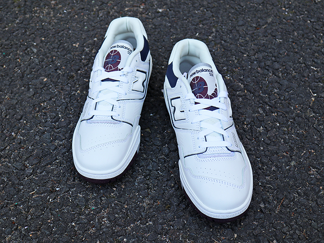 NEW BALANCE BB550PWB “WHITE/NAVY/BURGUNDY”01