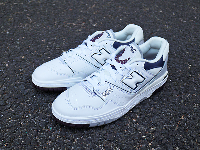 NEW BALANCE BB550PWB “WHITE/NAVY/BURGUNDY”01