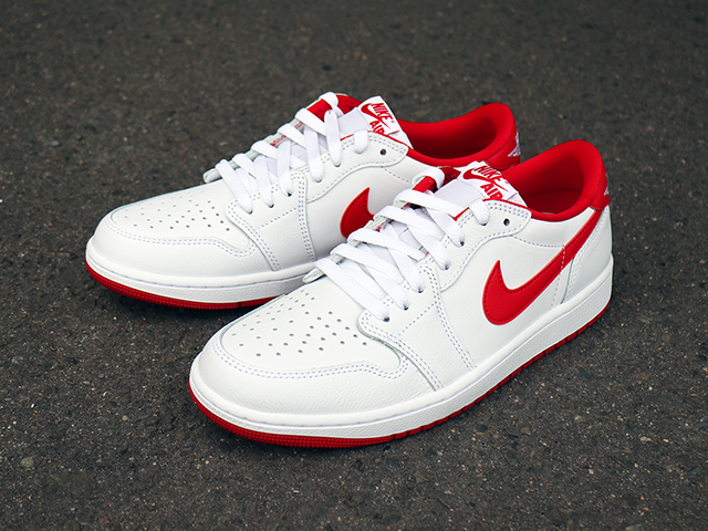 AIR JORDAN 1 RETRO LOW OG “WHITE/UNIVERSITY RED”01
