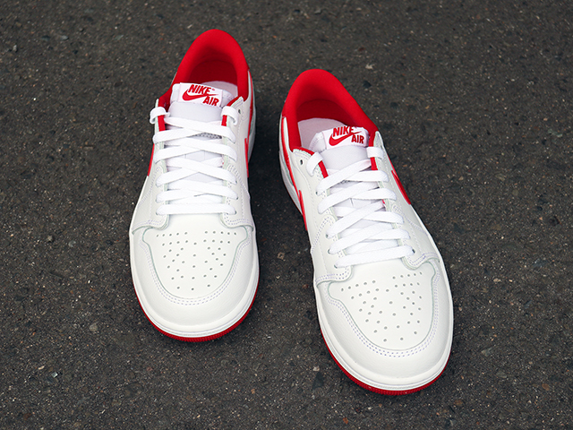 AIR JORDAN 1 RETRO LOW OG “WHITE/UNIVERSITY RED”01