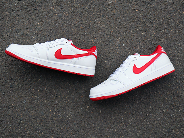 AIR JORDAN 1 RETRO LOW OG “WHITE/UNIVERSITY RED”01