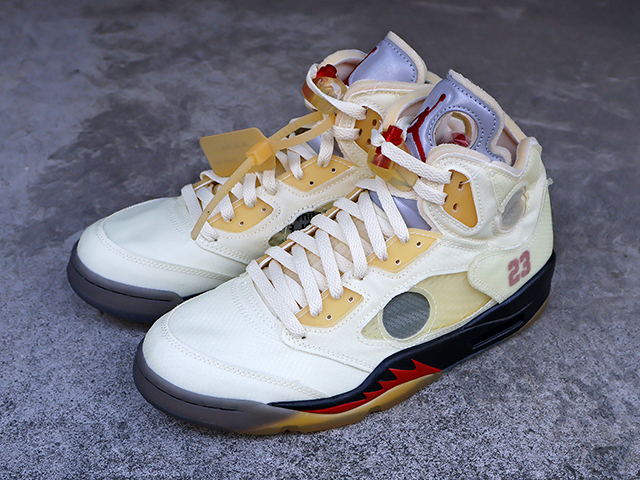 AIR JORDAN 5 RETRO SP “OFF WHITE” SAIL01