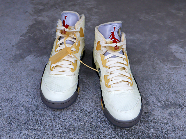 AIR JORDAN 5 RETRO SP “OFF WHITE” SAIL01