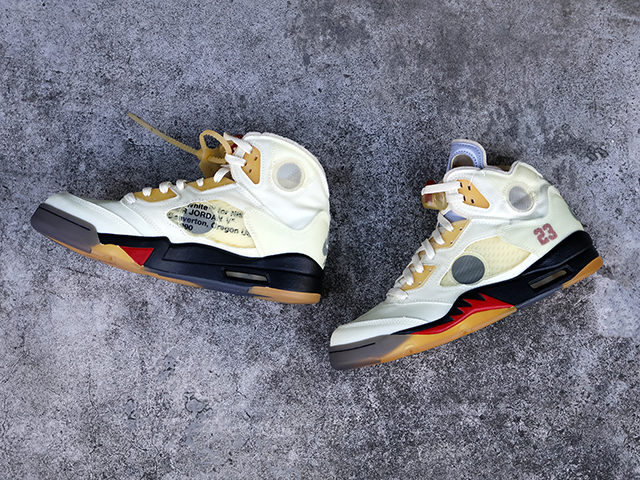 AIR JORDAN 5 RETRO SP “OFF WHITE” SAIL01