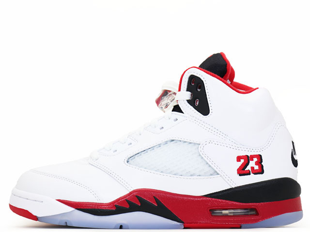 エアージョーダン5 レトロ OG JORDAN BRAND AIR JORDAN 5 RETRO OG WHITE/FIRE RED-BLACK