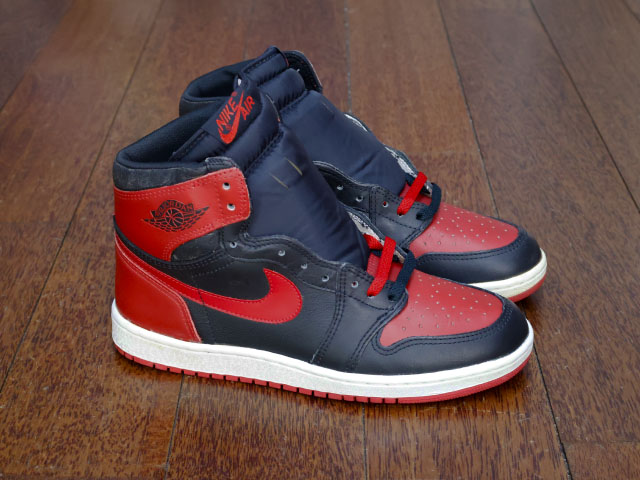 AIR JORDAN 1 HIGH BLACK/RED 198501