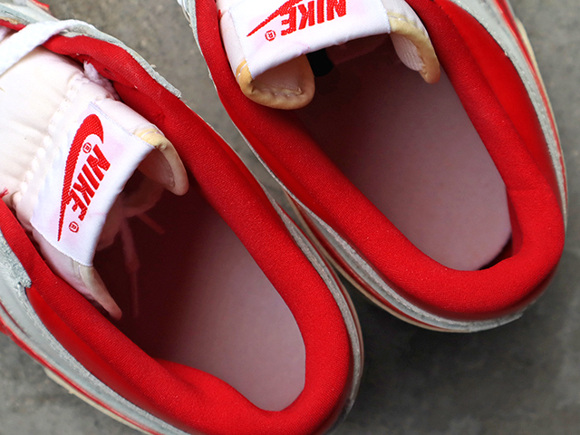 BIG NIKE 3/4 WHITE/RED 198601