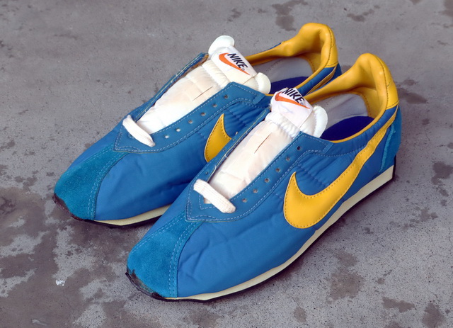 WAFFLE TRAINER 1978 MADE IN JAPAN BLUE/YELLOW01