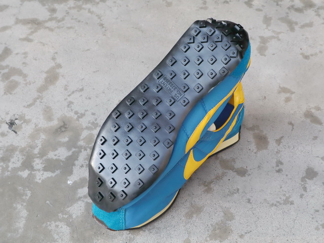 WAFFLE TRAINER 1978 MADE IN JAPAN BLUE/YELLOW01