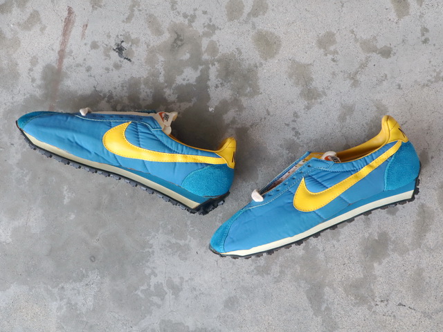 WAFFLE TRAINER 1978 MADE IN JAPAN BLUE/YELLOW01
