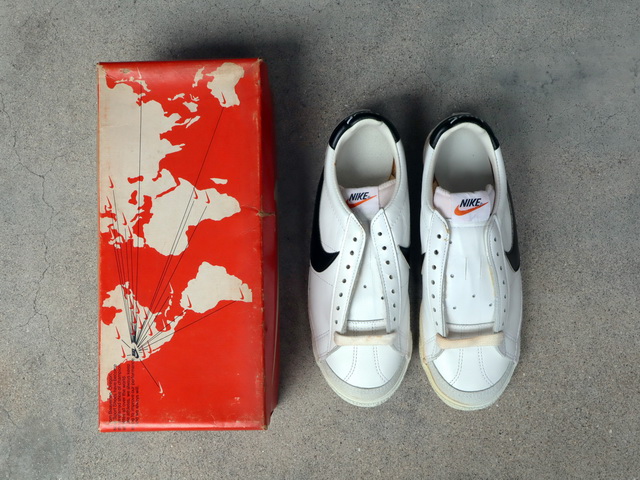 BLAZER LEATHER LOW 1979 MADE IN JAPAN WHITE/BLACK01
